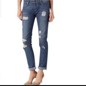Paige Distressed Jimmy Jimmy Skinny Jeans